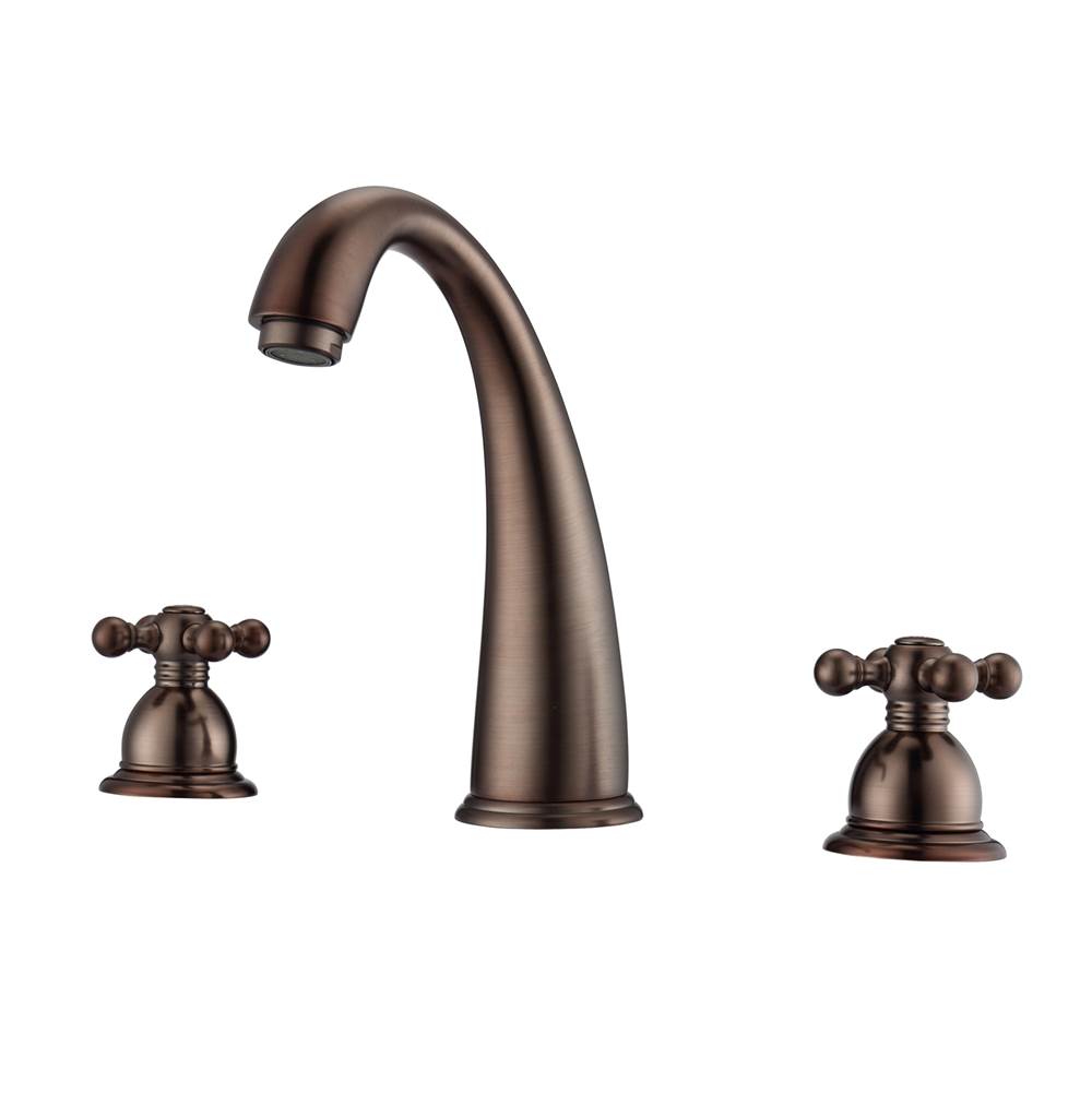 Barclay Maddox 8''cc Lav Faucet, withHoses,Metal Cross Handles, ORB