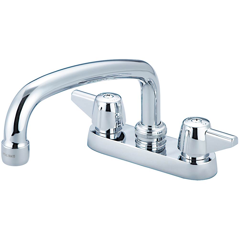Central Brass Bar/Laundry-4'' Two Canopy Hdls 8'' Tube Spt-Pc