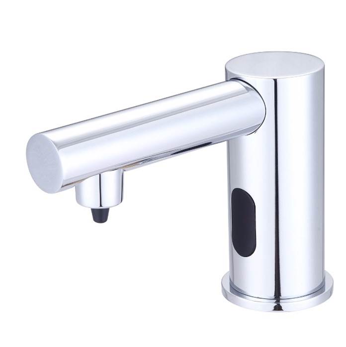 Central Brass Sensor-1-Hole Deck Mount Soap Dispenser-Chrome