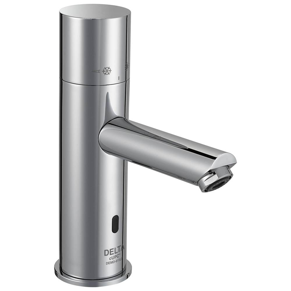 Delta Commercial Commercial DEMD: Thermostatic Electronic Bathroom Faucet, Battery-Operated