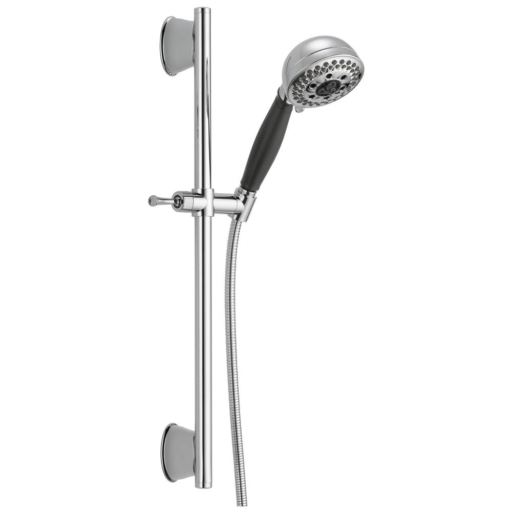 Delta Faucet Universal Showering Components H2OKinetic®5-Setting Slide Bar Hand Shower