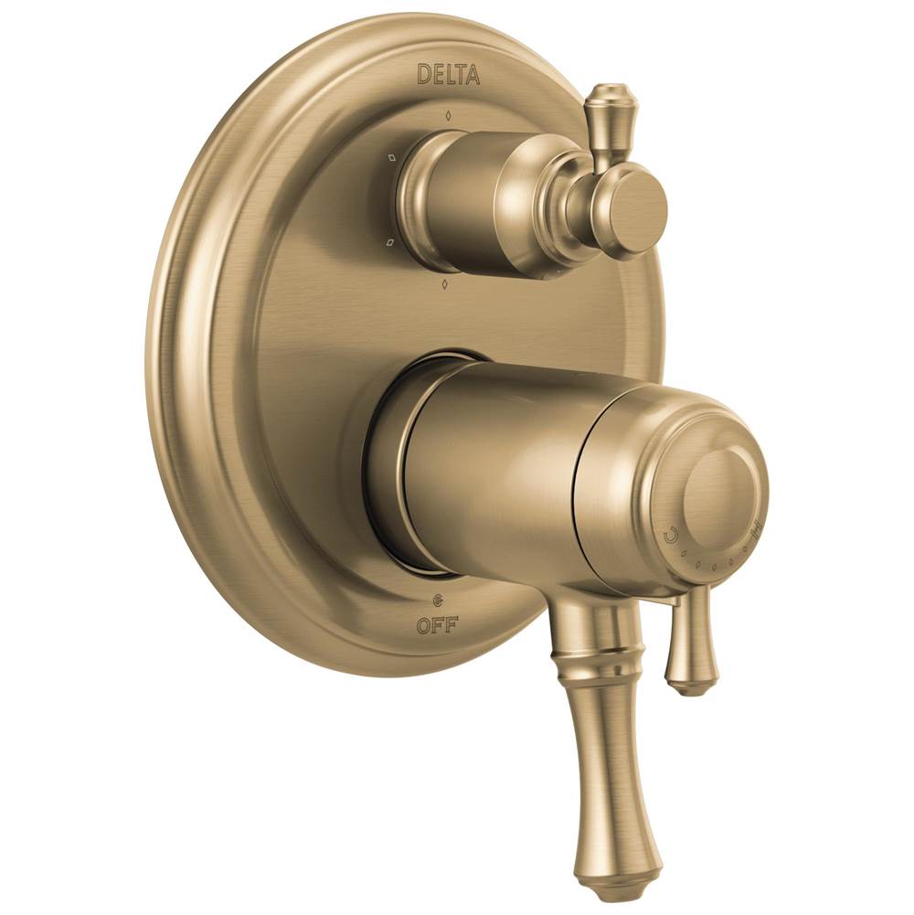 Delta Faucet Cassidy™ Traditional TempAssure® 17T Series Valve Trim with 6-Setting Integrated Diverter