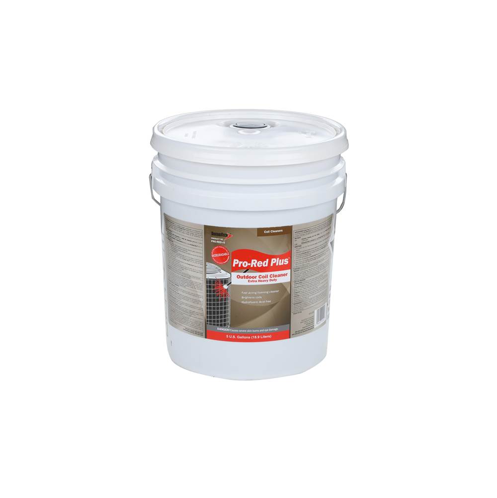 DiversiTech Corporation Pro-Red Plus™ Cleaner and Brightener (non-acid) – 5 gallon pail