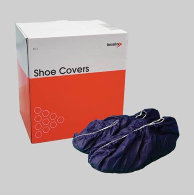 DiversiTech Corporation Shoe Cover, Navy Blue, 50/Pk