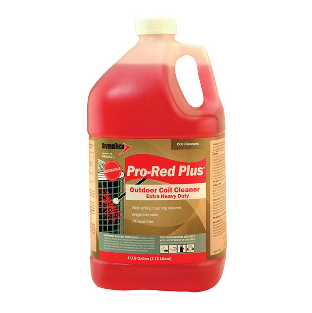 DiversiTech Corporation Pro-Red Plus™ Cleaner and Brightener (non-acid) – 1 gallon container