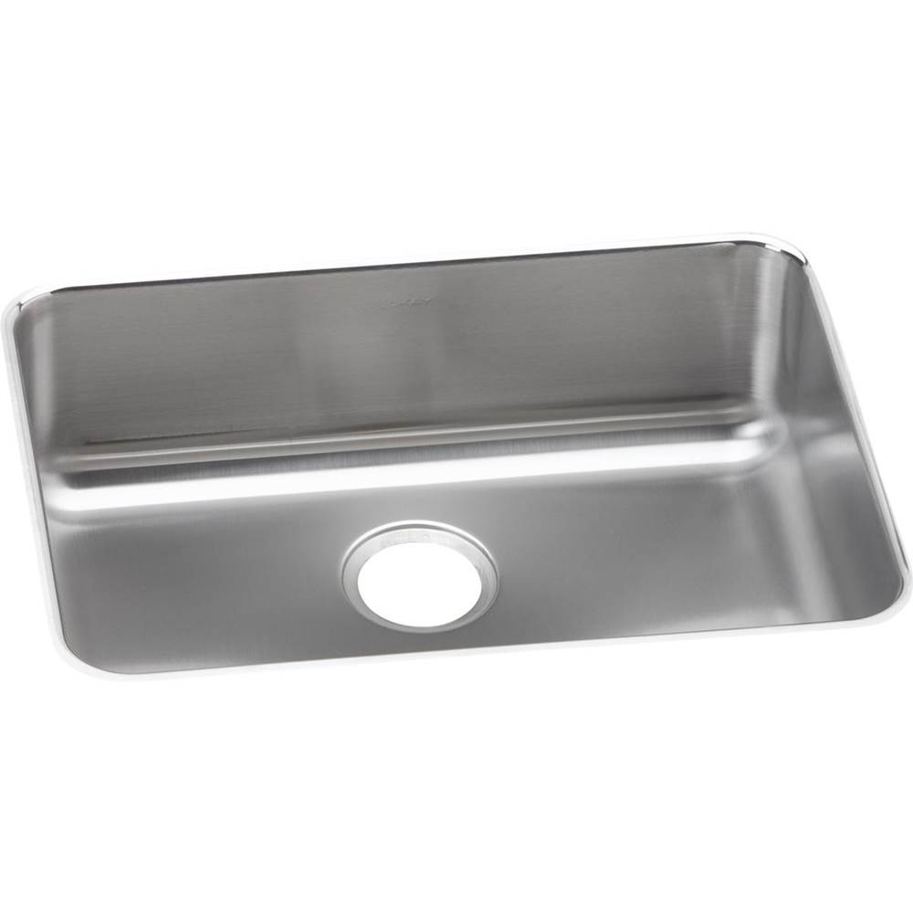 Elkay Lustertone Classic Stainless Steel 25-1/2'' x 19-1/4'' x 8'', Single Bowl Undermount Sink