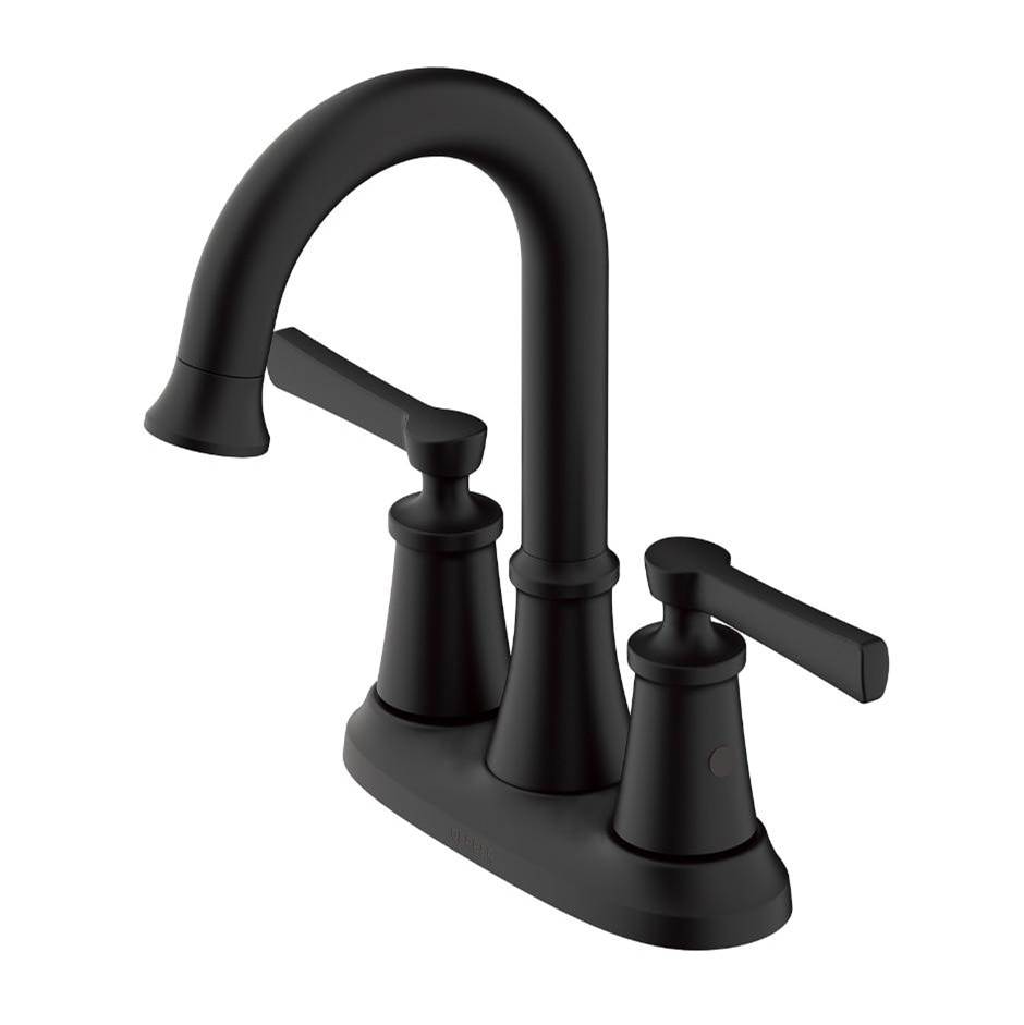 Gerber Plumbing Northerly 2H Centerset Lavatory Faucet w/ 50/50 Touch Down Drain 1.2gpm Satin Black