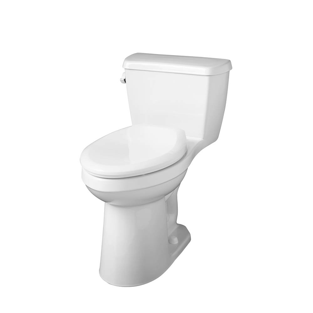 Gerber Plumbing Avalanche 1.28gpf One-Piece ADA Compact Elongated 12'' Rough-in White