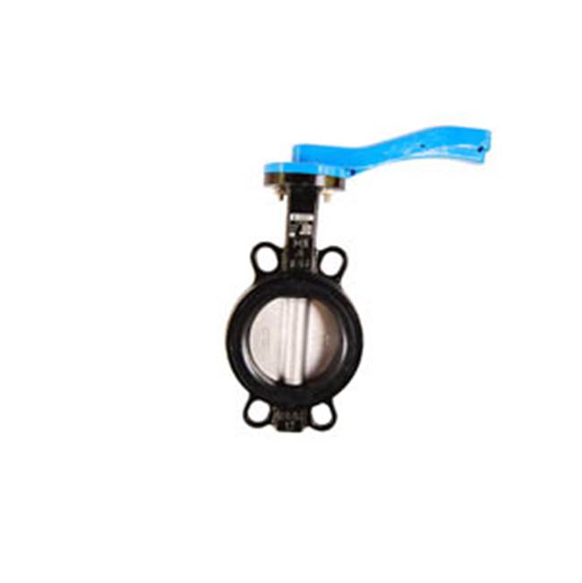 Legend Valve 4'' T-337AB Ductile Iron Wafer Butterfly Valve, Stainless Steel Disc, 10 Position Lever Handle -BUNA
