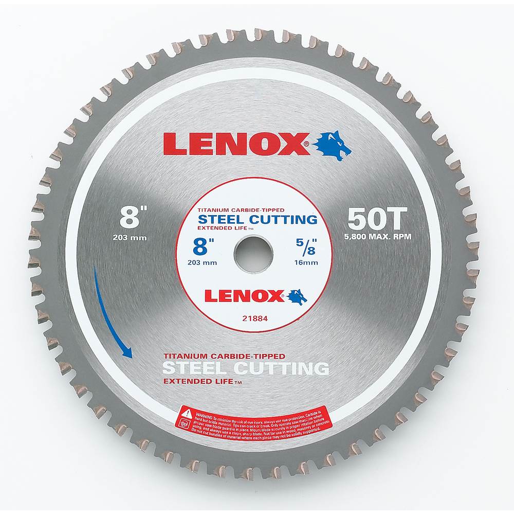Lenox Tools Circular Saw St800050Ct 8'' X 50 Steel