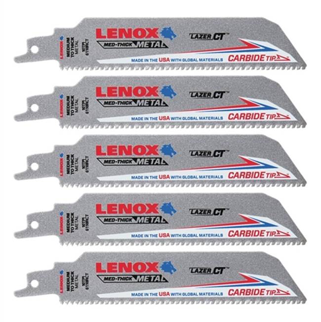 Lenox Tools Recips 6110Rct 6 X 1 X 050 X 10 Ngcr 5Pk