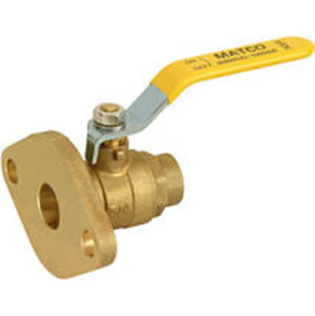 Matco Norca 3/4'' CC X FLG UNI-FLANGE BALL VALVE WITH 2 BOLTS AND NUTS