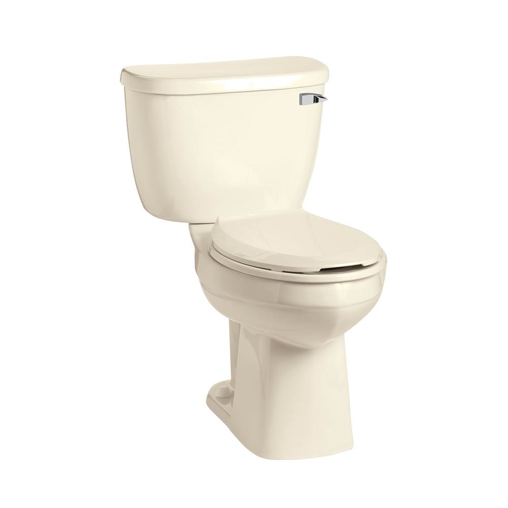 Mansfield Plumbing Quantum 1.6 Elongated SmartHeight Toilet Combination, Right-Hand, Bone