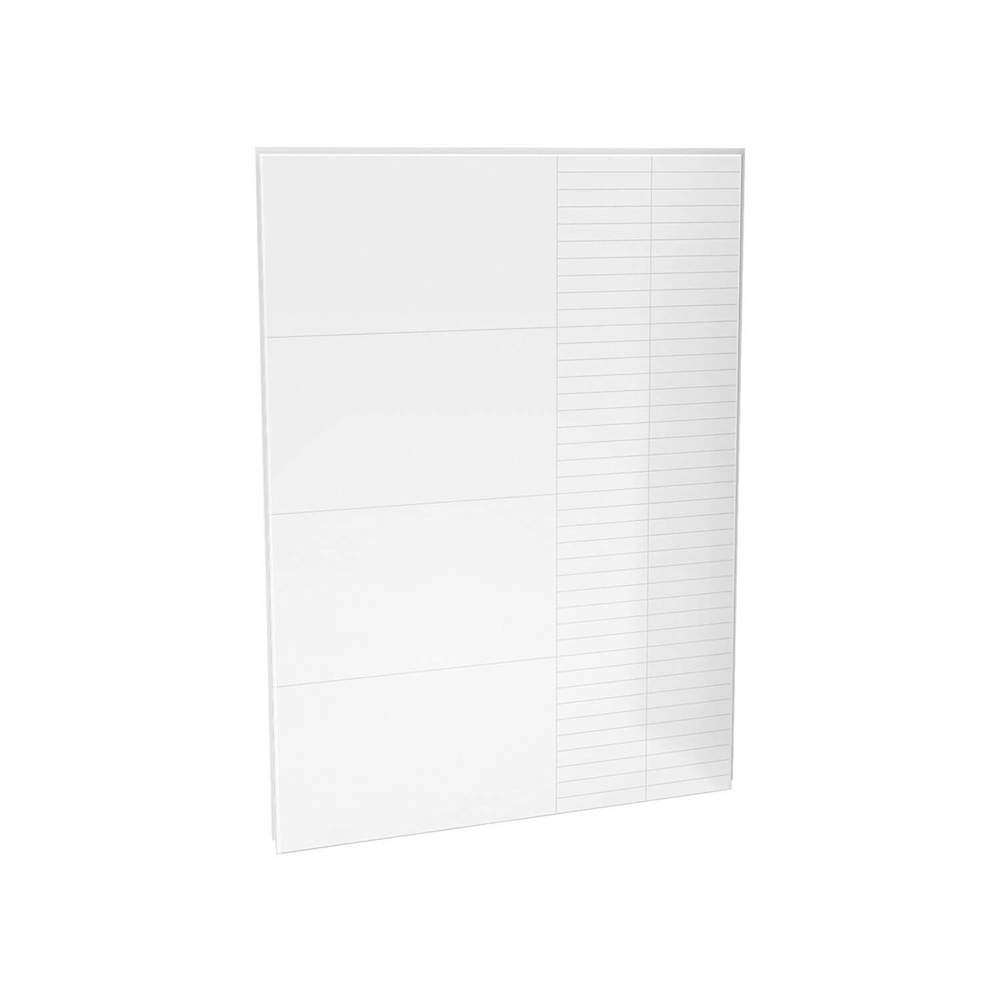 Maax Utile 60 in. Composite Direct-to-Stud Back Wall in Erosion Bora white