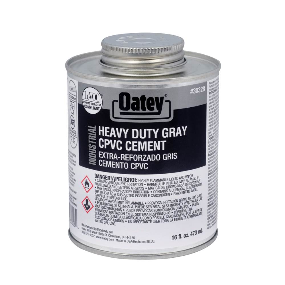 Oatey 16 Oz Cpvc-Pvc Gray Industrial Cement