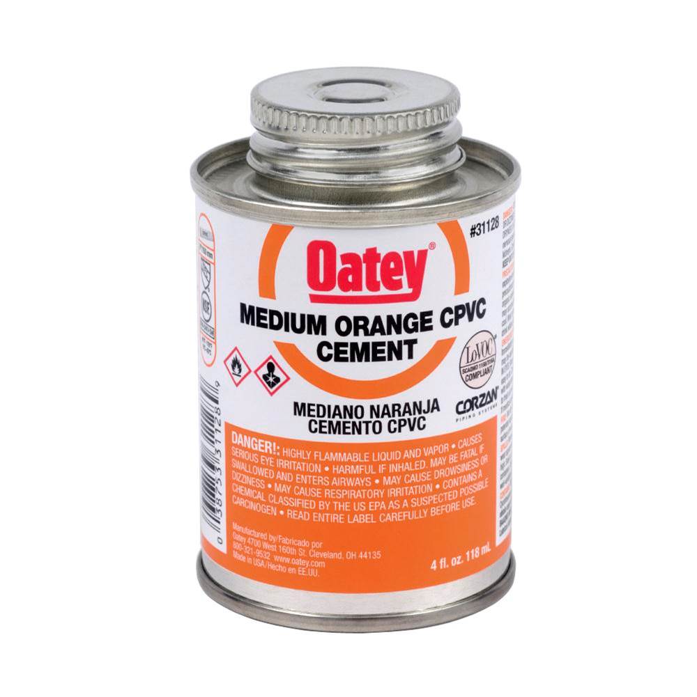 Oatey 4 Oz Cpvc Medium Orange Cement