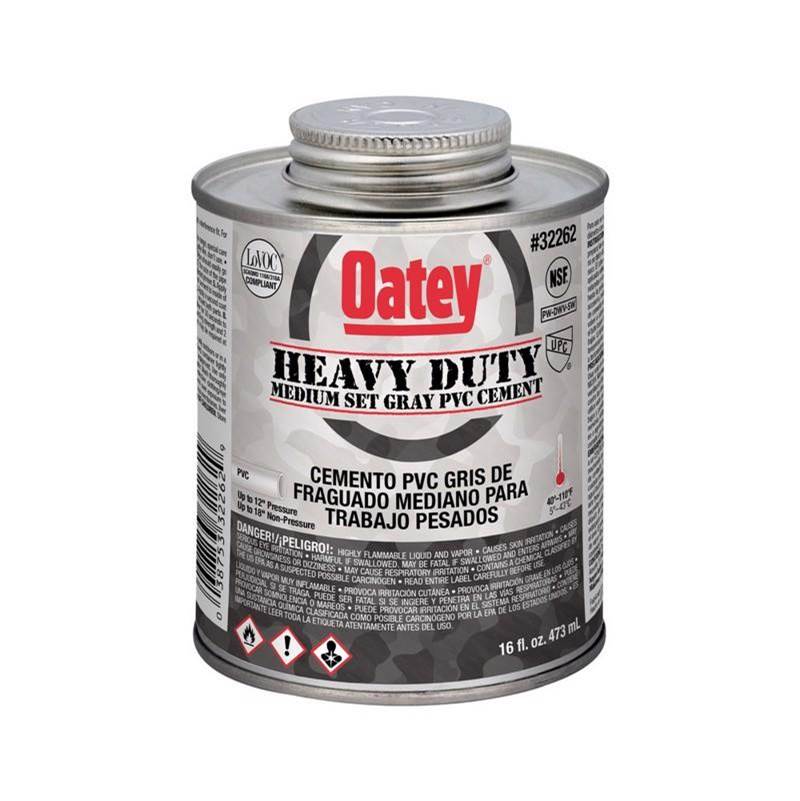 Oatey Gal Heavy Duty Medium Set Gray Cement-Wide Mouth