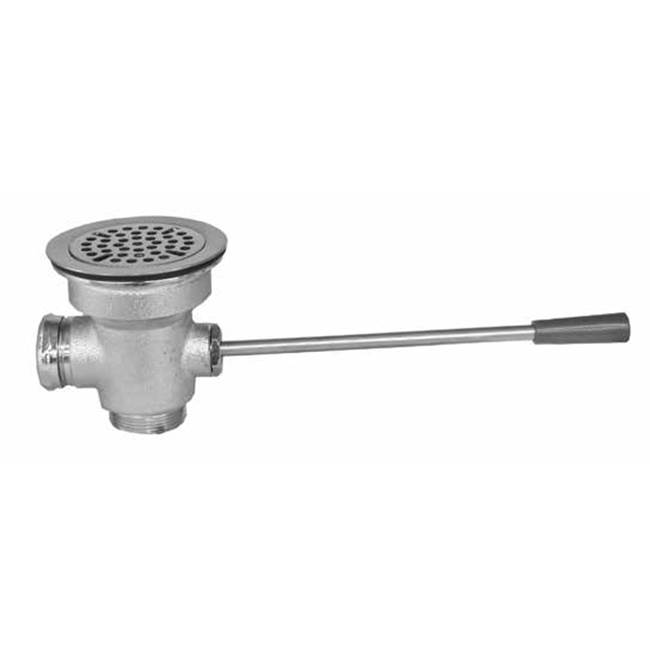 Pasco 3-1/2''x1-1/2''LEVER DRAIN 1-1/4''OVERFLOW OUTLE
