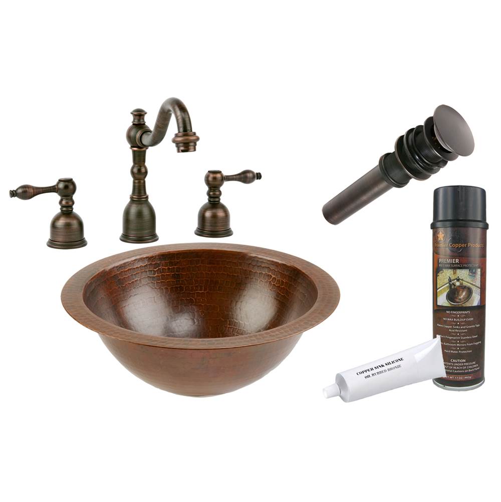 Premier Copper Products - Bathroom Sink and Faucet Combos