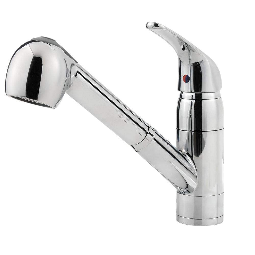 Pfister G133-10CC - Chrome - Single Handle Pull-Out Kitchen Faucet