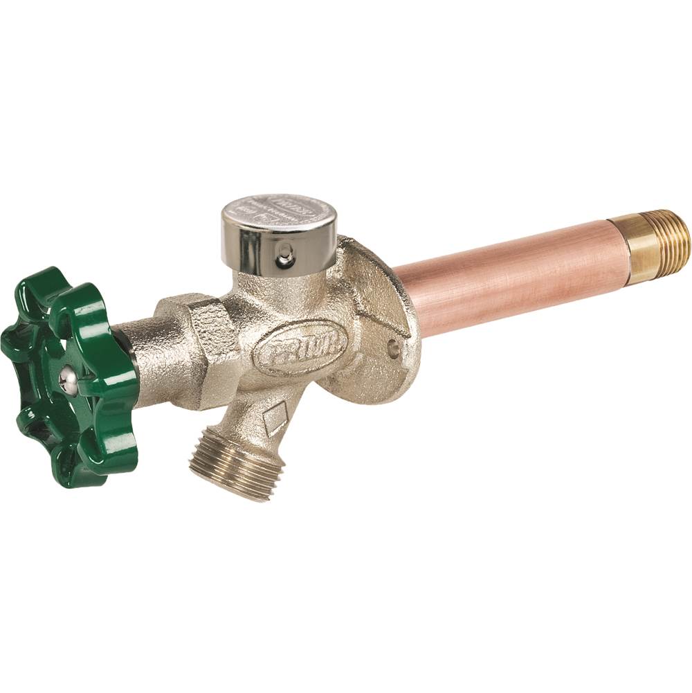 Prier Products C-144D 10'' Anti-Siphon Wall Hydrant - 1/2''Mptx1/2''Swt - Diamond