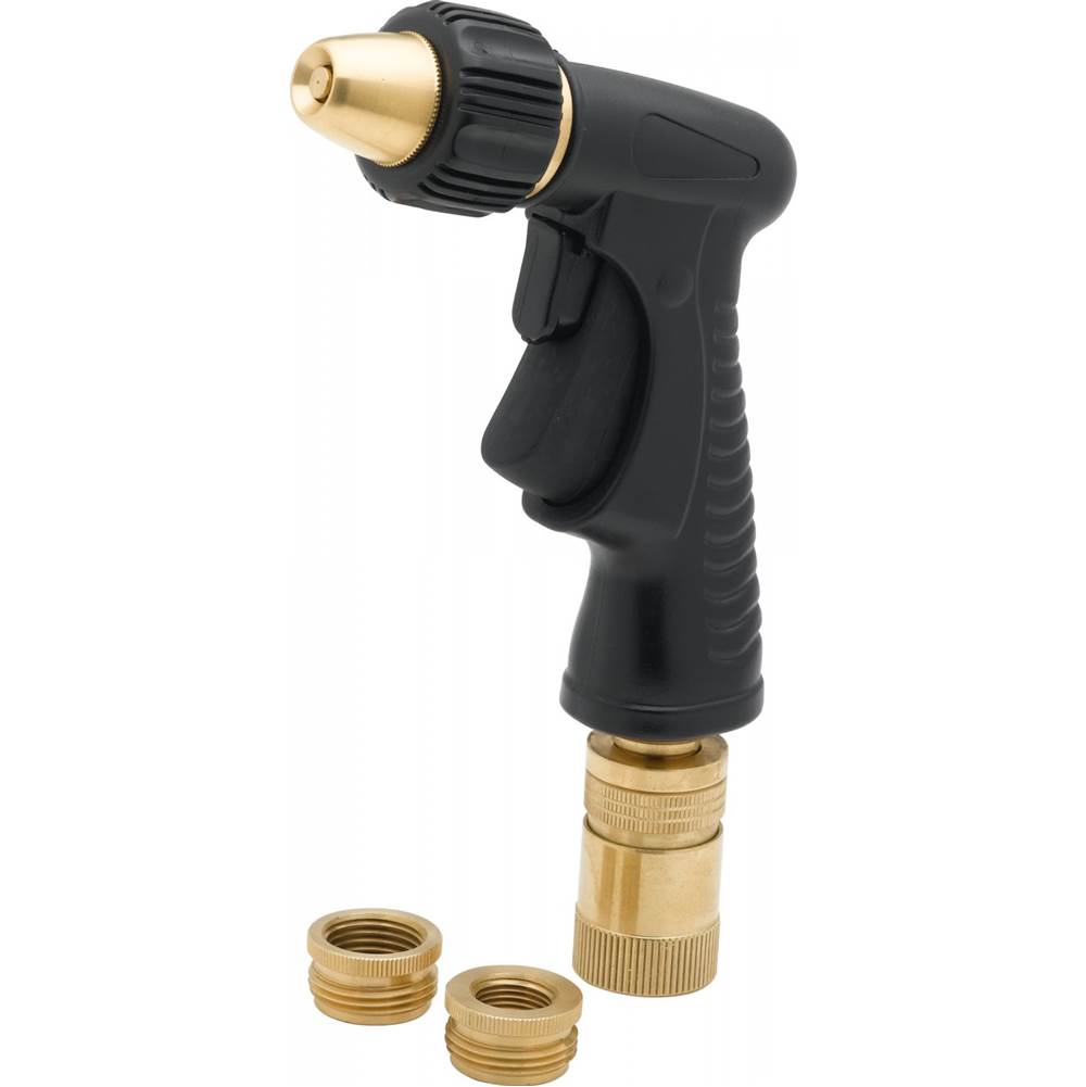 T&S Brass Equip Water Gun with QD, 1/2'' and 3/8'' adapters