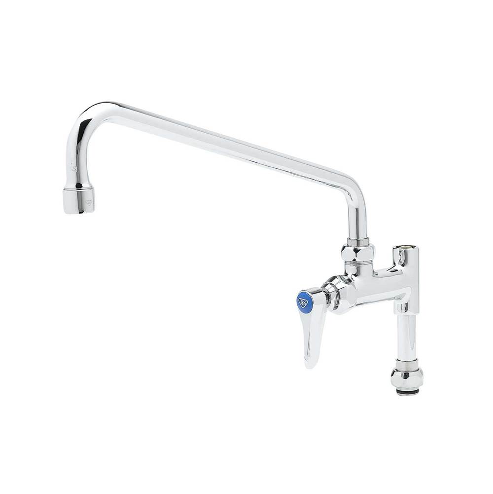 T&S Brass EasyInstall Add-On Faucet, 12'' Nozzle, Lever Handle