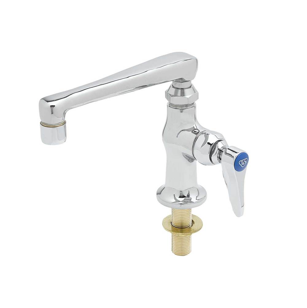 T&S Brass Single Pantry Faucet, Single Hole Base, Deck Mount, 6'' Cast Spout (OSC6), 2.2 gpm Aerator