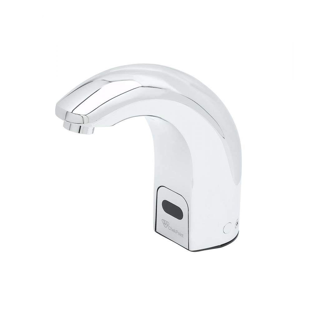 T&S Brass ChekPoint Above-Deck Electronic Faucet, Single Hole/Temp, Cast Spout, 0.5 GPM VR Outlet
