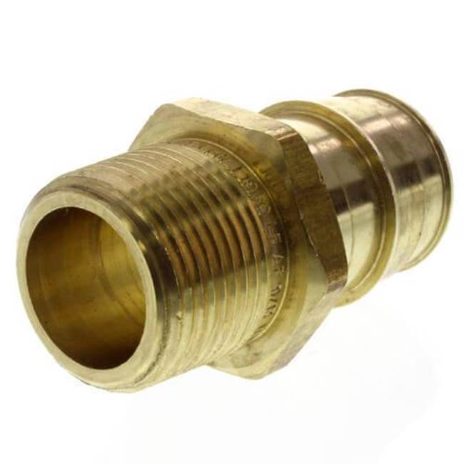Uponor Propex Lf Brass Male Threaded Adapter, 1'' Pex X 3/4'' Npt