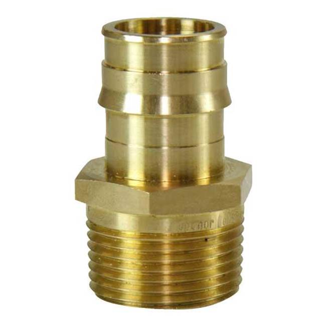 Uponor Propex Brass Male Threaded Adapter, 2'' Pex X 2'' Npt