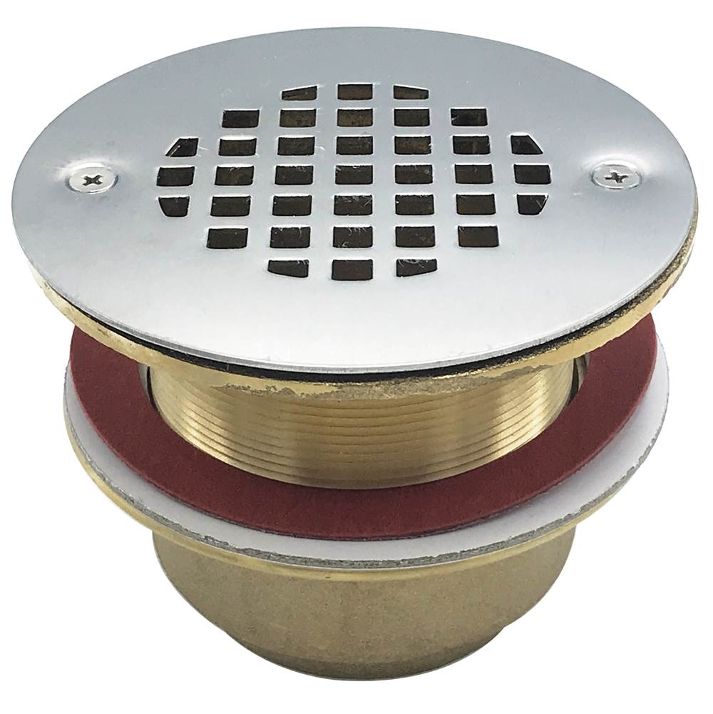 Wal-Rich Corporation 2'' Ips Extra Long Brass Urinal/Shower Strainer