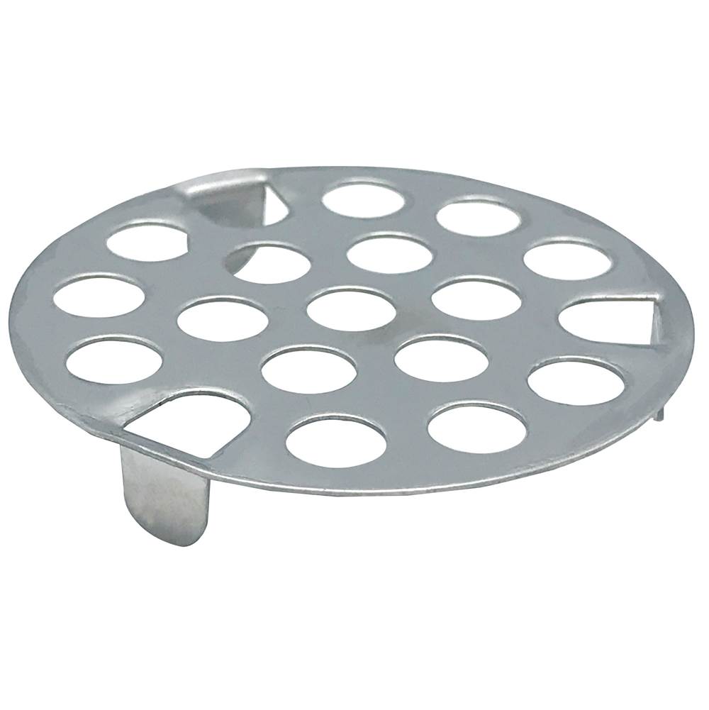 Wal-Rich Corporation 1 5/8'' Chrome-Plated Steel Three Prong Strainer