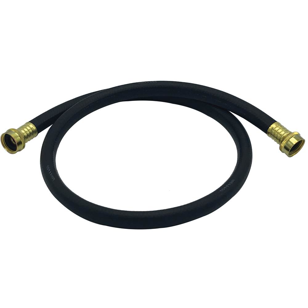 Wal-Rich Corporation 12' Heavy Duty Rubber Washing Machine Inlet Hose