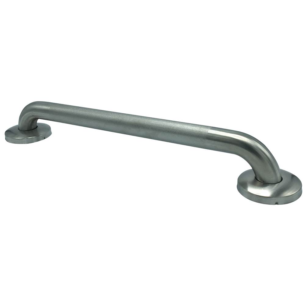 Wal-Rich Corporation 1 1/4'' X 30'' Stainless Steel Peened Finish Grab Bar