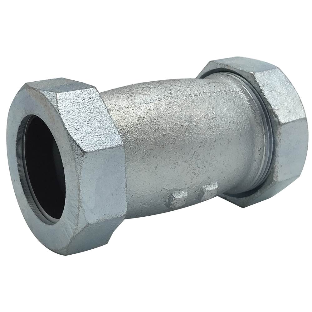 Wal-Rich Corporation 1/2'' Short Galvanized Compression Coupling