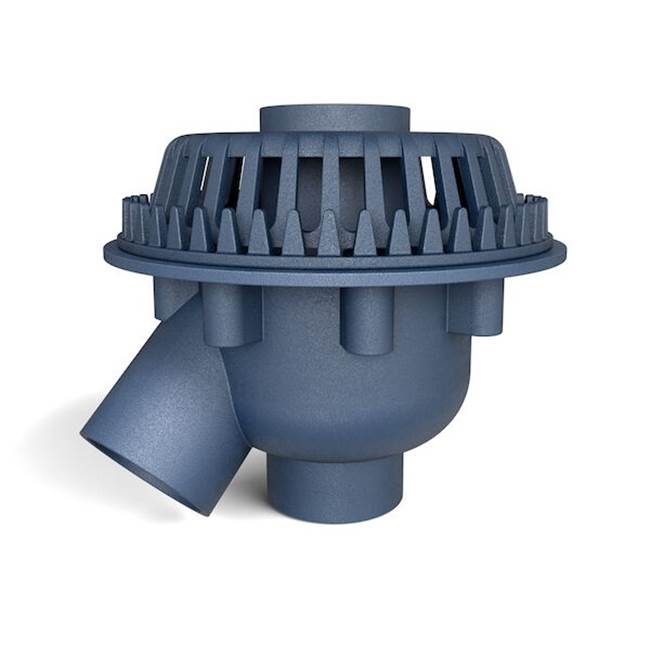 Zurn Industries 100C3 CI Bi- Functional Low Profile Roof Drain w/ 3''NH Conn. and Overflow Dome