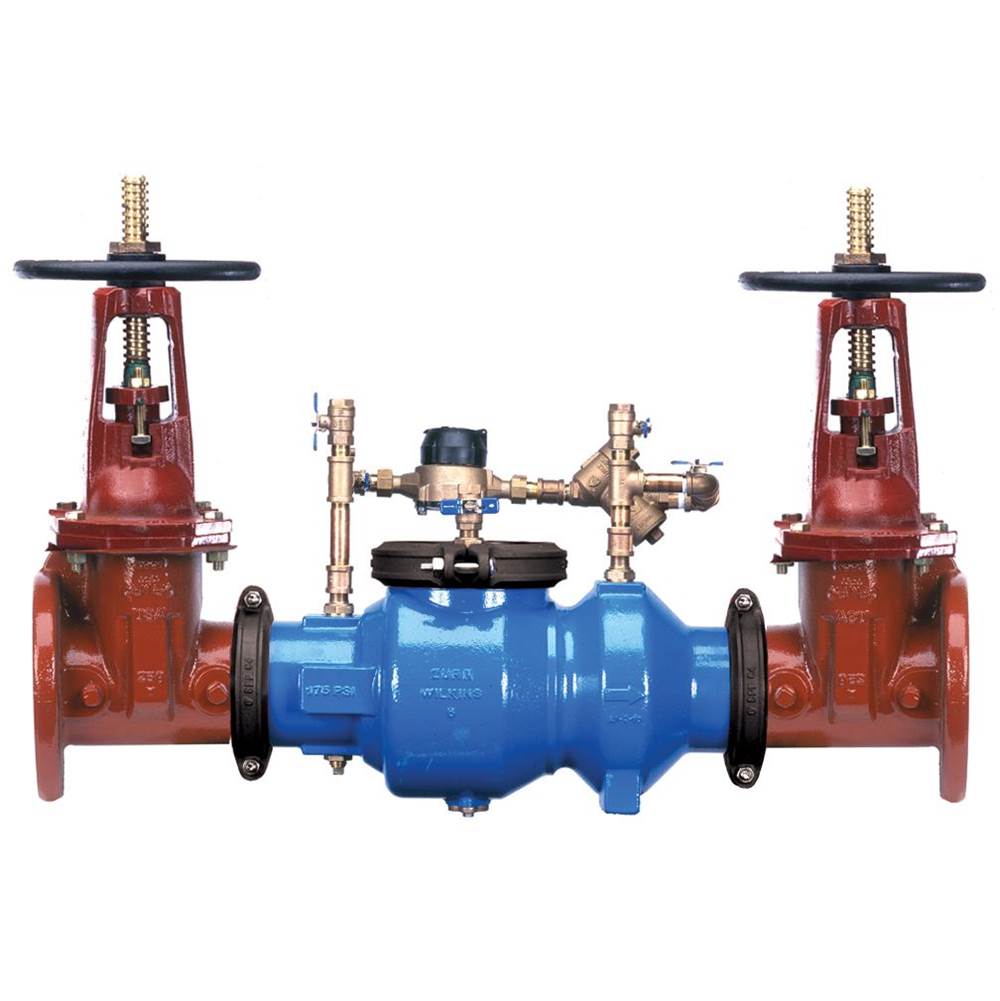 Zurn Industries 2-1/2'' 350ADA Double Check Detector Backflow Preventer with Grooved end butterfly gate Vlvs